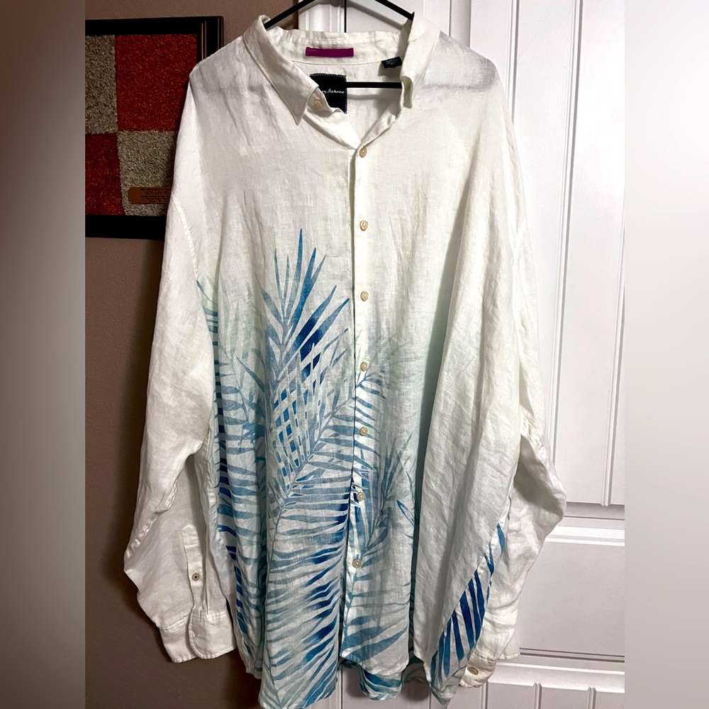 Tommy Bahama linen button down shirt